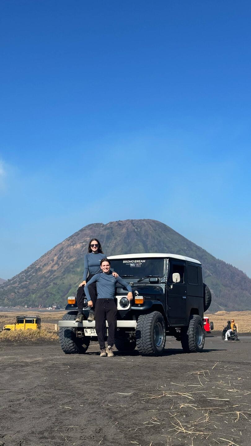 Vor dem "Gunung Batok"
