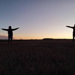 Didn't quite see the sunset but the sky was amazing.