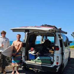 Talked with local surfers that were on a couple day surfing camping trip