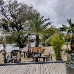 Strandbar an der Donau