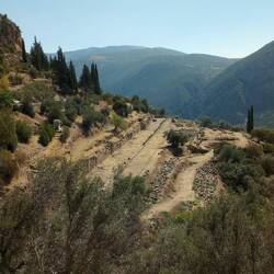 Gymnasion, hier trainierten die Nackten
