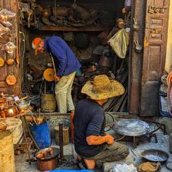 Seffarin square, the metalworkers' district
