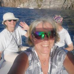 Unterwegs im Beiboot