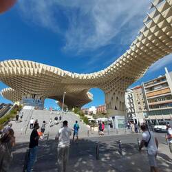Seta de Seville, largest wooden structure in Spain built in 2011