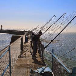 Es wird tatsächlich gefischt