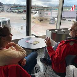 Ffm - Warten auf den Abflug