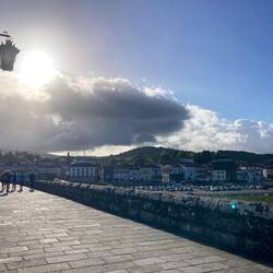 One last look back over the bridge to Ponte de Lima