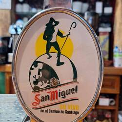 Even San Miguel are cashing in on the Camino.