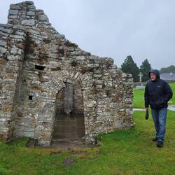 Original church on the site.