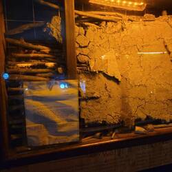 This is part of the original wall which was dated to the 9th century.