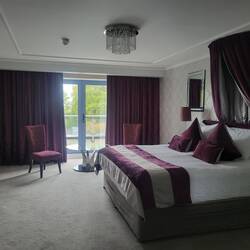 Our room at the Shamrock Lodge.