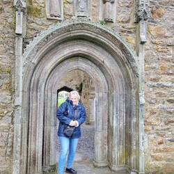 This arch was called the Whispering Arch. It was so wet and cold I didn't really appreciate it.
