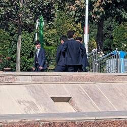 Local students, very well dressed