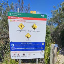 This is a beach entrance at this location