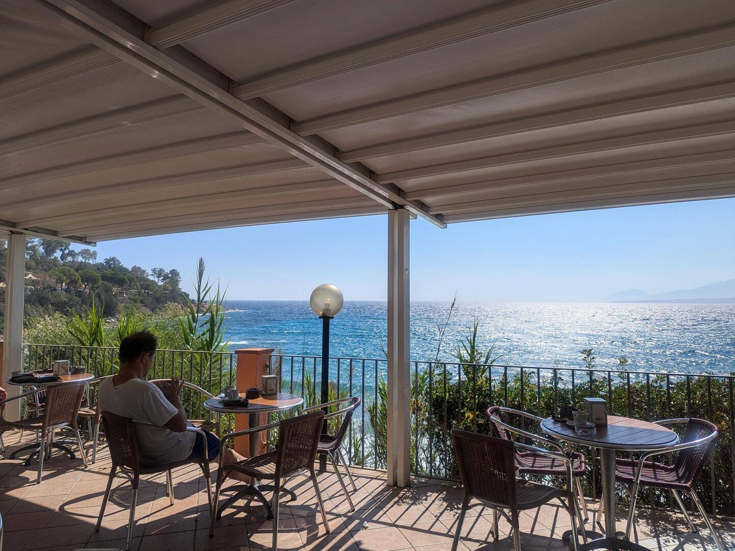 Bar des Campingplatzes