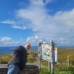 The highest point was really windy and the view was terrific.