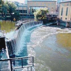 Wasserfall in Norrköping
