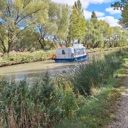 A cruise on the canal looked quite enticing as the extra mile just went on and on.