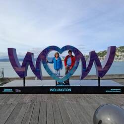 an der Waterfront in Wellington