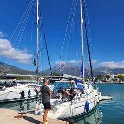 Dreaming about a bareboat charter around the Ionian Islands. Nice Bavaria 36.