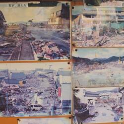 Photos of Sanriku after the tsunami.