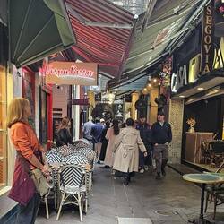 There are a lot of interesting smaller side-streets that have a variety of dining options.