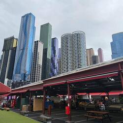 The market place is walking distance from the city center. Really interesting architecture.