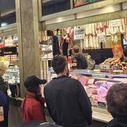 Each stall had its own unique product.