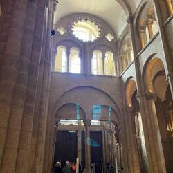 The back of the Portico of Glory