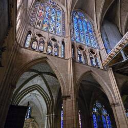 Pillars and arches stretch impossibly high