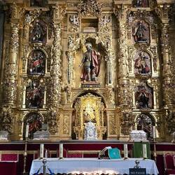 The alter in beautiful San Marcelo church, a 10 minute walk from the cathedral