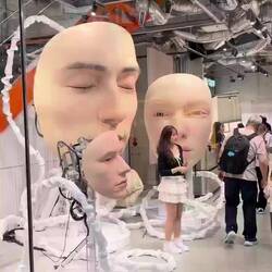 No idea what's going on here. I think they are selling....handbags?