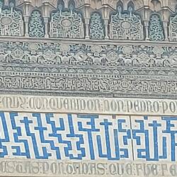 Muslim craftsmen were hired to do the building