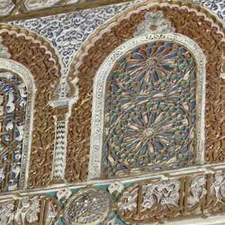 Inside reception rooms