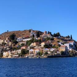 Kapitänshäuser auf Symi