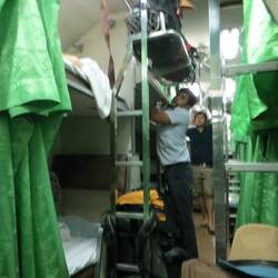 Betten werden ready gemacht