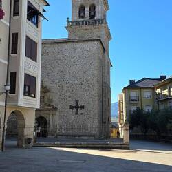 The Basilica stands in the town centre, the bells can be heard all over the town