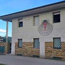 One of the many pilgrim hostels or albergues in the town. This one is next to the motorhome parkup