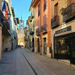 Some very nice streets and shops lead up to the main plaza
