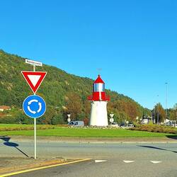 Schöner Kreisverkehr