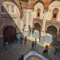 Courtyard of the smaller Al-Attarine Madrasa