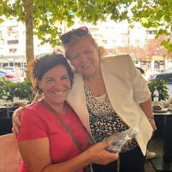 Meine neuen Socken und die Spenderin