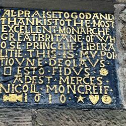 Original information regarding a house in Falkland