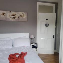 Our pretty room at Greystone House.