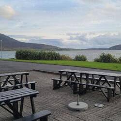 The view from the pub.