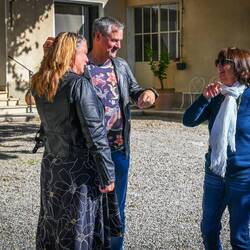 Vi blir mottagna av Marie France Bressy-Masson