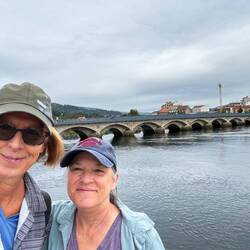 Another old bridge. We will continue across it tomorrow.