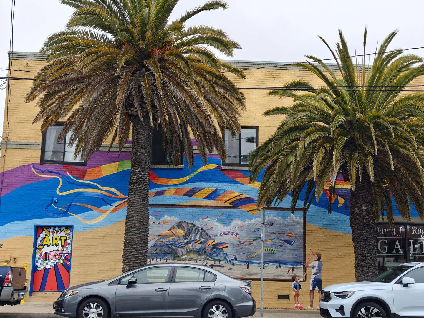 Eine Wandmalerei in Morro Bay