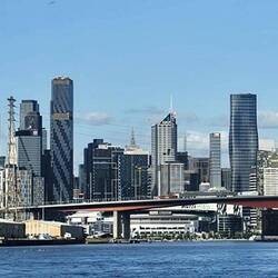 Fantastic view entering the city