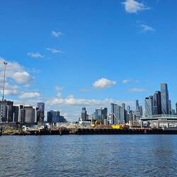 Heading towards the harbor, the dock area is being converted into (very) high-end housing.